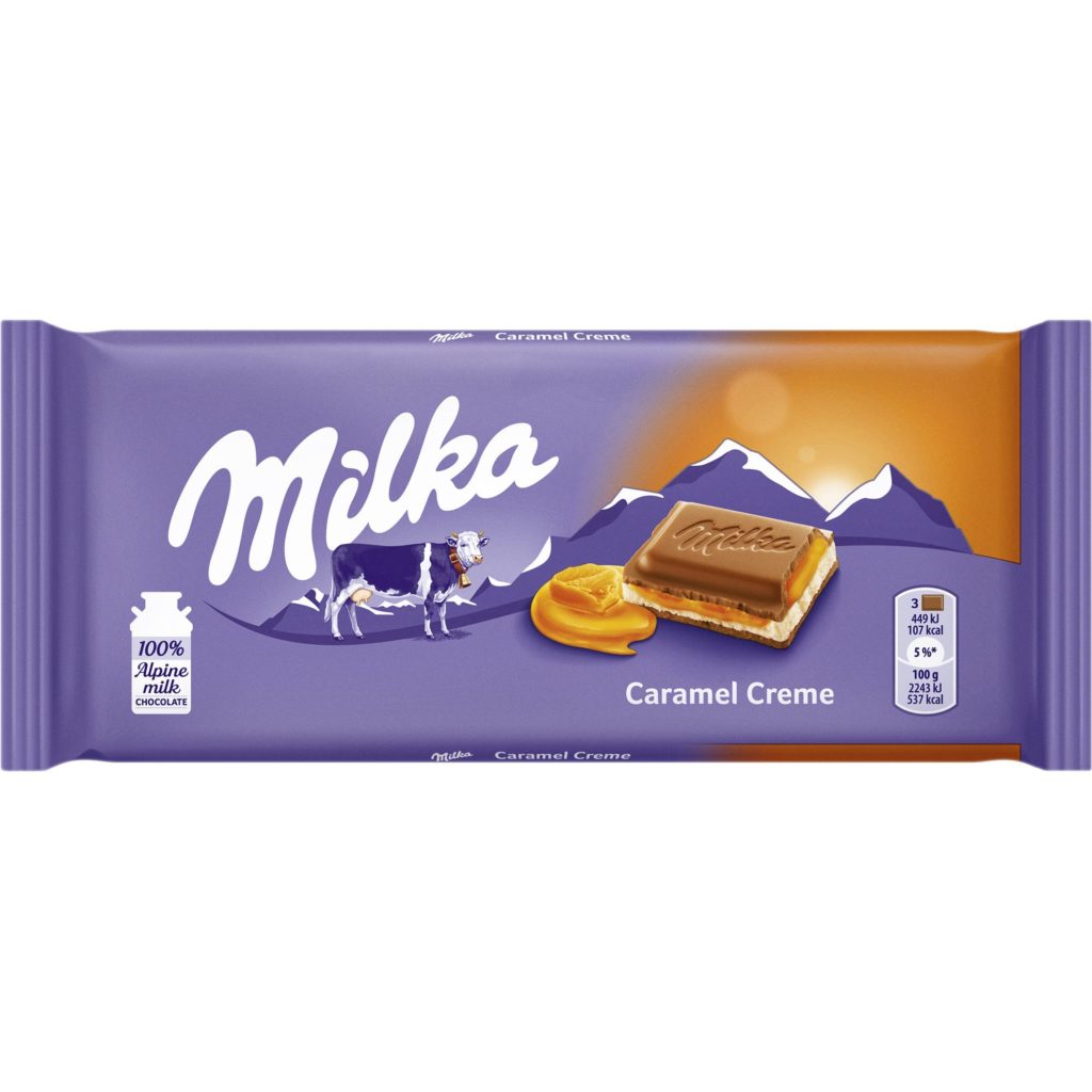 Milka caramel